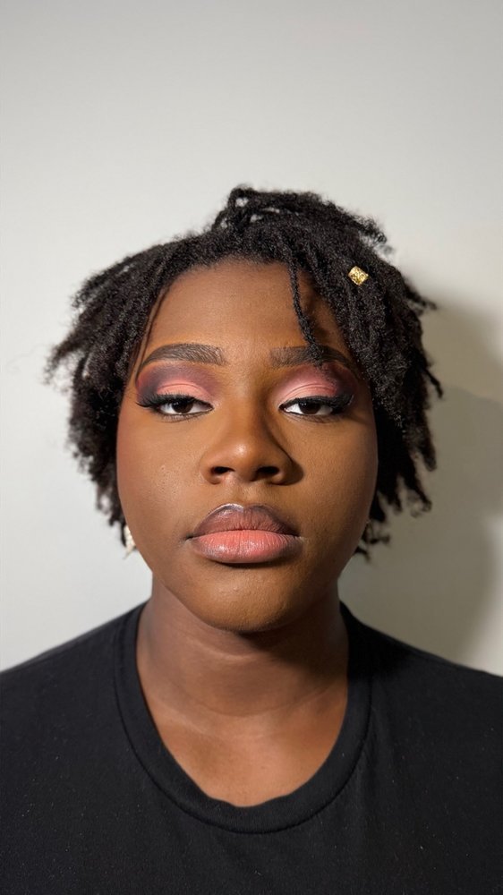 Coral Crease — editorial makeup look by Emma